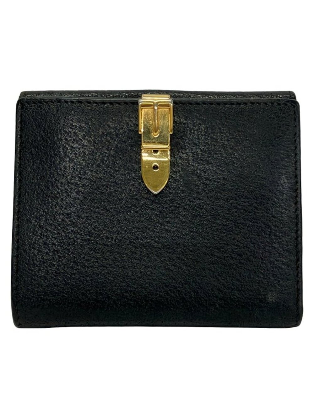 Gucci Snap Wallet Black Leather